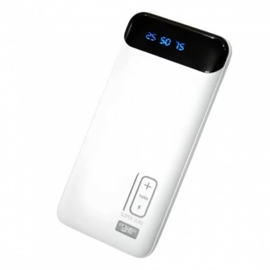 Зовнішній портативний акумулятор PowerWay TX-10 10000mAh White 10W (TX-10/29362W)
