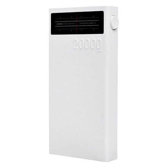 Зовнішній портативний акумулятор Remax Lesu 20000mAh White 10.5W