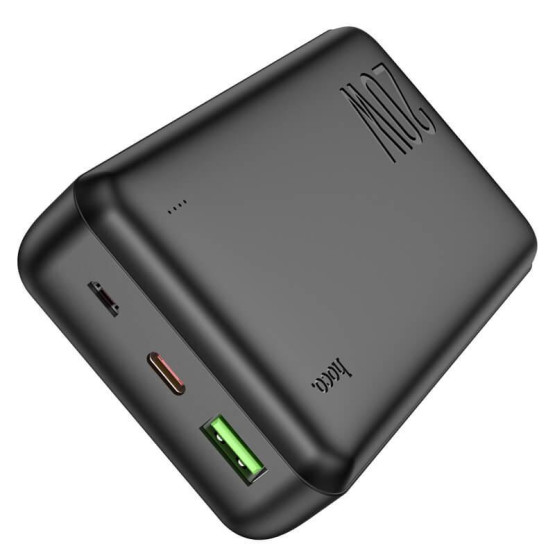 Зовнішній портативний акумулятор Hoco J87A 20000mAh Black 20W Tacker