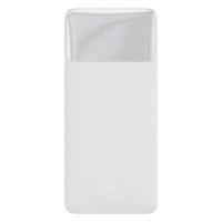 Зовнішній портативний акумулятор Baseus Bipow Digital Display Overseas Edition 10000mAh 15W White