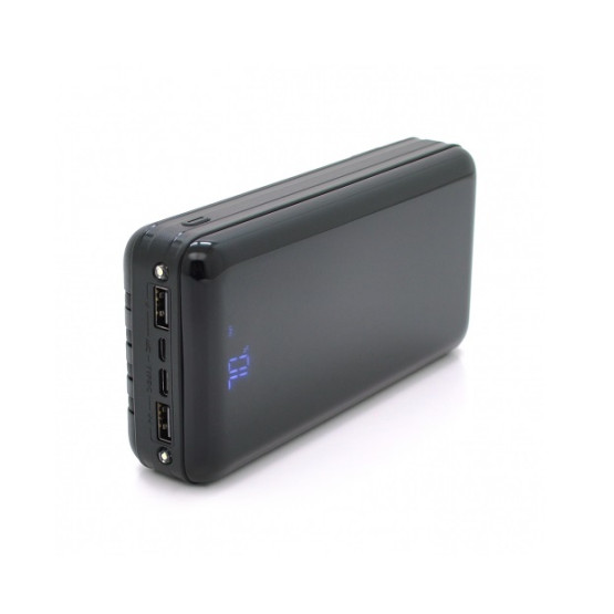 Зовнішній портативний акумулятор Bix BPW1 30000mAh Black QC22.5W/PD20W