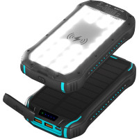 Зовнішній портативний акумулятор Lamax Power Bank Journey 26800Mah Black Blue 20W