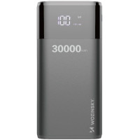Зовнішній портативний акумулятор Wozinsky Powerbank 30000mAh Li-ion Black 20W (WBP-001BK)