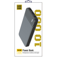 Зовнішній портативний акумулятор Luxe cube 4820201011119 10000mAh Black 10W