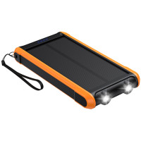 Зовнішній портативний акумулятор PowerPlant PB930494 10000mAh Black 50W Solar Panel