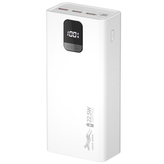 Зовнішній портативний акумулятор Movespeed H40 40000mAh White 22.5W (H40-22W)