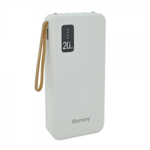 Зовнішній портативний акумулятор Bunsey BY-29 20000mAh White PD20W
