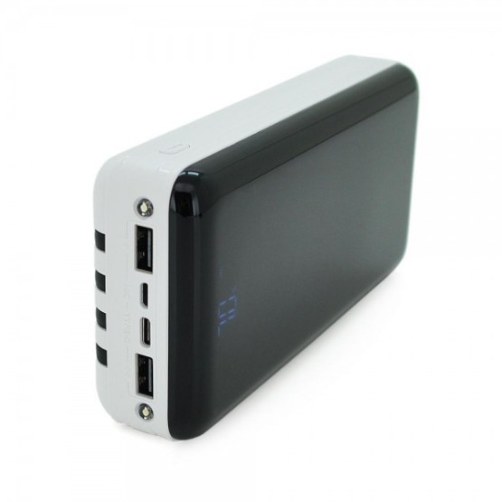 Зовнішній портативний акумулятор Bix BPW1 30000mAh Black White QC22.5W/PD20W