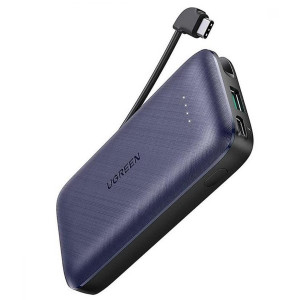 Зовнішній портативний акумулятор Ugreen PB172 10000mAh Blue 20W (80917)