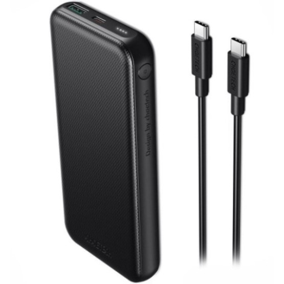 Зовнішній портативний акумулятор Choetech 10000mAh USB-A Black 18W PD QC3.0 (B627-V3-CC-BK)