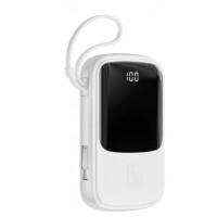 Зовнішній портативний акумулятор Baseus Qpow Digital Display 10 000 mAh 15W Type-C Edition 2022 Whit