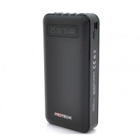 Зовнішній портативний акумулятор Protech B05 20000mAh Black White USB+Type-C+micro