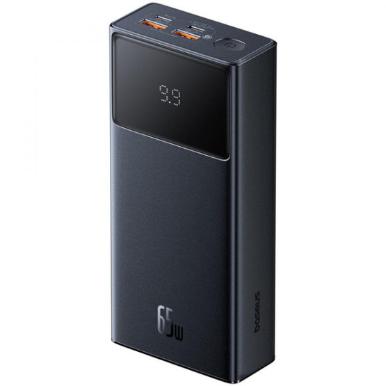 Зовнішній портативний акумулятор Baseus Star-Lord Digital Display 30000mAh Black 65W
