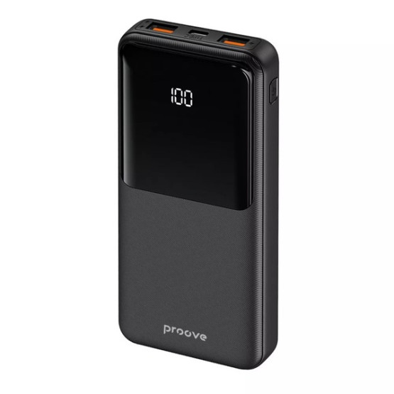 Зовнішній портативний акумулятор Proove Illuminator 22.5W 10000mAh Black