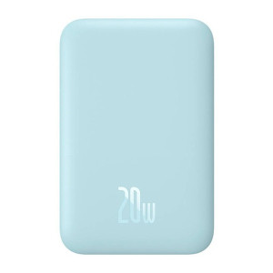 Зовнішній портативний акумулятор Baseus Magnetic Mini Wireless Fast Charge Power Bank 20000mAh Blue