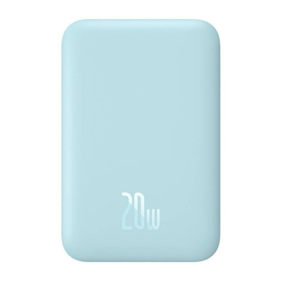 Зовнішній портативний акумулятор Baseus Magnetic Mini Wireless Fast Charge Power Bank 20000mAh Blue