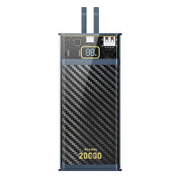 Зовнішній портативний акумулятор Proda PD-P55 20000mAh Black (PD-P55-BK) 22.5W
