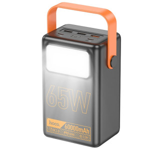 Зовнішній портативний акумулятор Hoco J110A Powerful 60 000 mAh Black PD65W