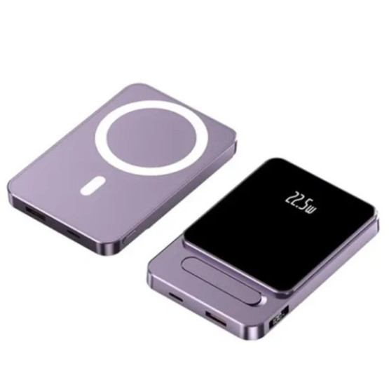 Зовнішній портативний акумулятор Infinity Power Bank A77 MagSafe 5000 mAh Purple 22,5W