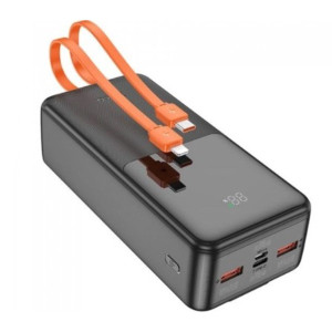 Зовнішній портативний акумулятор Hoco J119B Sharp charger 30000mAh Black 22.5W+PD20