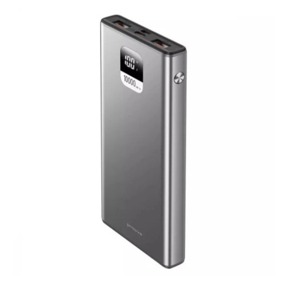 Зовнішній портативний акумулятор Proove Guardian 10000mAh Metal Gray 22.5W