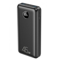 Зовнішній портативний акумулятор XO PR203 20000mAh Black 2USB+Type-C QC&PD3.0 45W