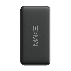 Зовнішній портативний акумулятор Make MPB-105BK Black 10000 mAh 20W PD+QC