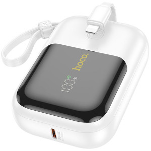 Зовнішній портативний акумулятор Hoco Q20 Fountain 10000 mAh White 22.5W+PD20W