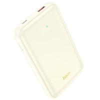 Зовнішній портативний акумулятор Hoco Q21 Great 10000 mAh Milky White 22.5W+PD20W