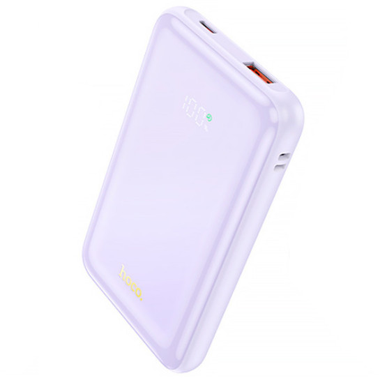 Зовнішній портативний акумулятор Hoco Q21 Great 10000 mAh Purple 22.5W+PD20W