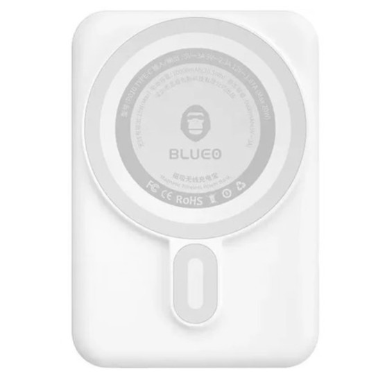 Зовнішній портативний акумулятор Blueo MagSafe Battery Pack 10000mAh White