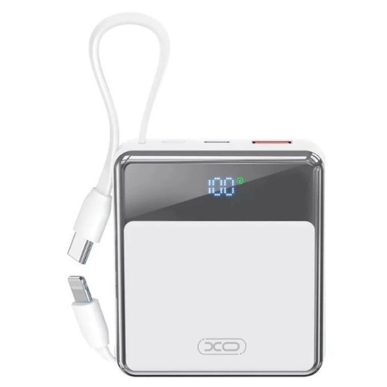 Зовнішній портативний акумулятор XO PR224 10000mAh White 22.5W