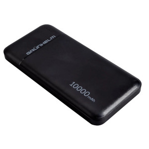 Зовнішній портативний акумулятор Grunhelm GP-26AB 10.000 mAh Black
