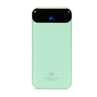 Зовнішній портативний акумулятор Kraft KPB-2010FC 10000 mAh Green 22.5W