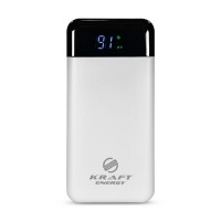 Зовнішній портативний акумулятор Kraft KPB-2120FCL 20000 mAh White 22.5W