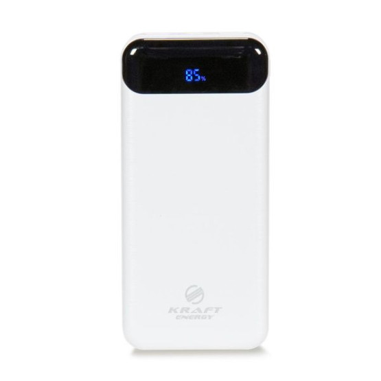 Зовнішній портативний акумулятор Kraft TPB-2010 10000 mAh White 18W