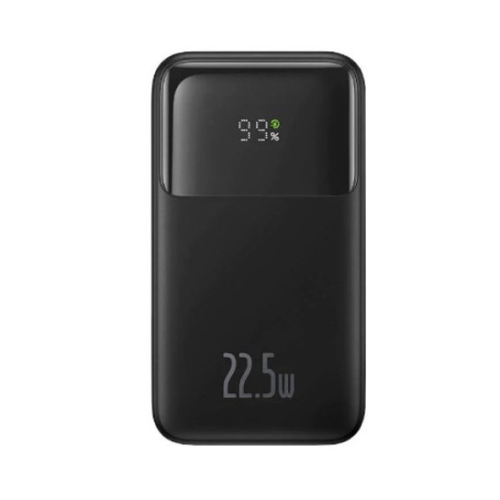 Зовнішній портативний акумулятор Baseus Comet Digital Display 10000mAh Black 22.5W