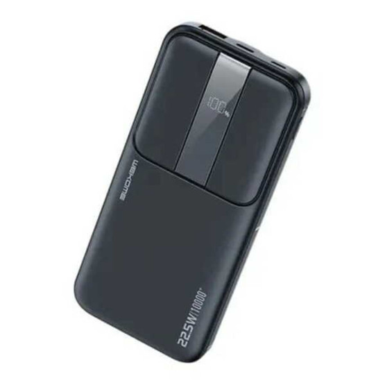 Зовнішній портативний акумулятор WK WP-301 Gonen 10000mAh Black 22.5W (6941027631614)