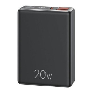 Зовнішній портативний акумулятор USAMS Power Bank US-CD192 10000mAh Black 2USB+Type-C QC&PD3.0 20W