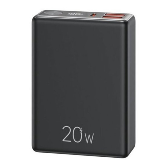 Зовнішній портативний акумулятор USAMS Power Bank US-CD192 10000mAh Black 2USB+Type-C QC&PD3.0 20W