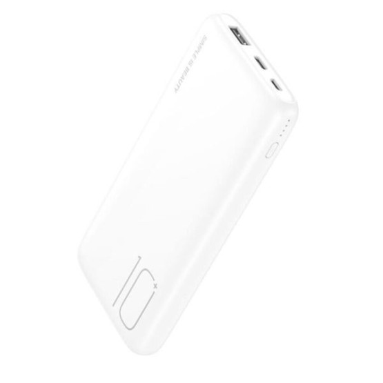 Зовнішній портативний акумулятор XO PR182 Light Display 10000mAh White 10.5W