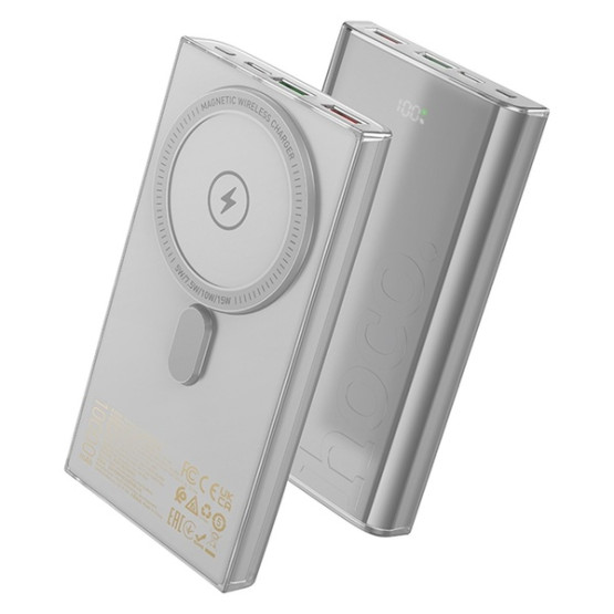 Зовнішній портативний акумулятор Hoco Q22 Taurus 10000mAh Gray 22.5W+PD20W