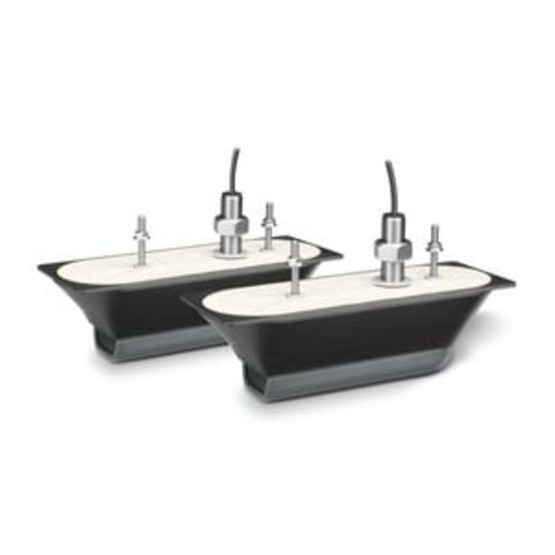 Пара датчиків ехолота Garmin GT51M-THP, прохідні, нержавіюча сталь, 12-pin