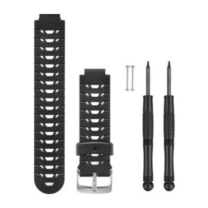 Ремінець Garmin Forerunner 630, силікон, Чорний / білий