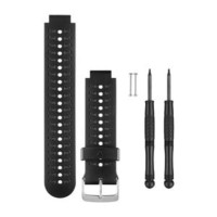 Ремінець Garmin Forerunner 235, силікон, Чорний / сірий