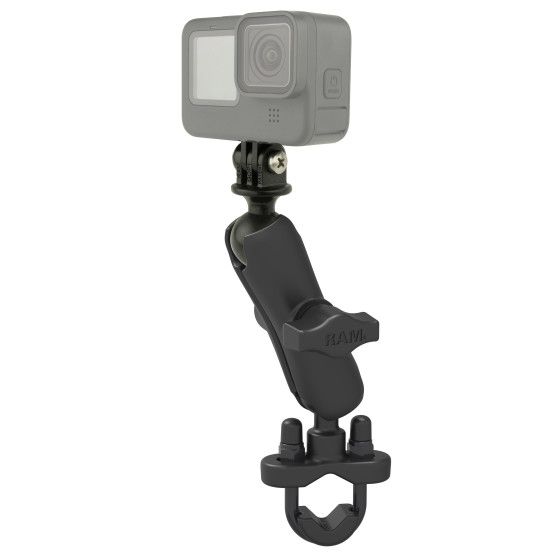 Кріплення RAM Mounts U-Bolt Double Ball Mount with Action Camera Adapter - Medium RAM-B-149Z-GOP1U