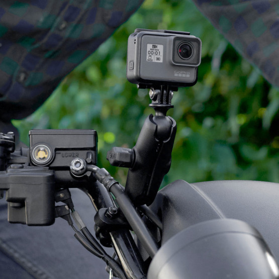 Кріплення RAM Mounts U-Bolt Double Ball Mount with Action Camera Adapter - Medium RAM-B-149Z-GOP1U Кріплення RAM Mounts U-Bolt Double Ball Mount with Action Camera Adapter - Medium RAM-B-149Z-GOP1U