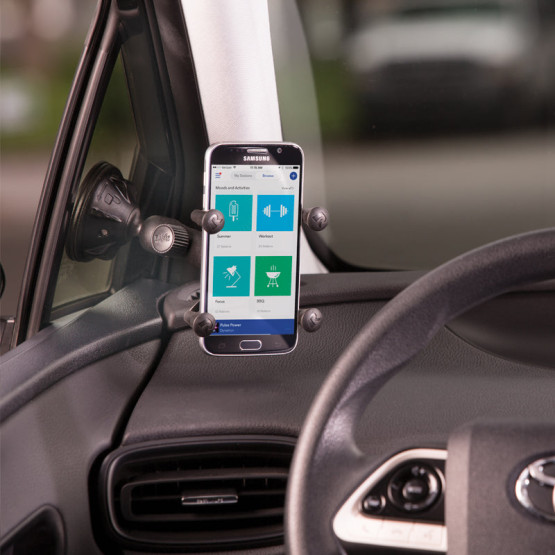 Кріплення RAM Mounts X-Grip Phone Mount with Twist-Lock Low-Profile Suction Cup RAP-B-166-2-UN7U