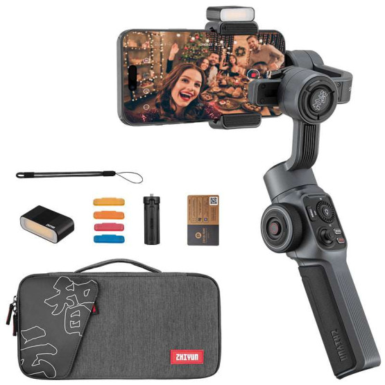 Система стабілізації відео Zhiyun Smooth 5 Combo Gray Система стабілізації відео Zhiyun Smooth 5 Combo Gray